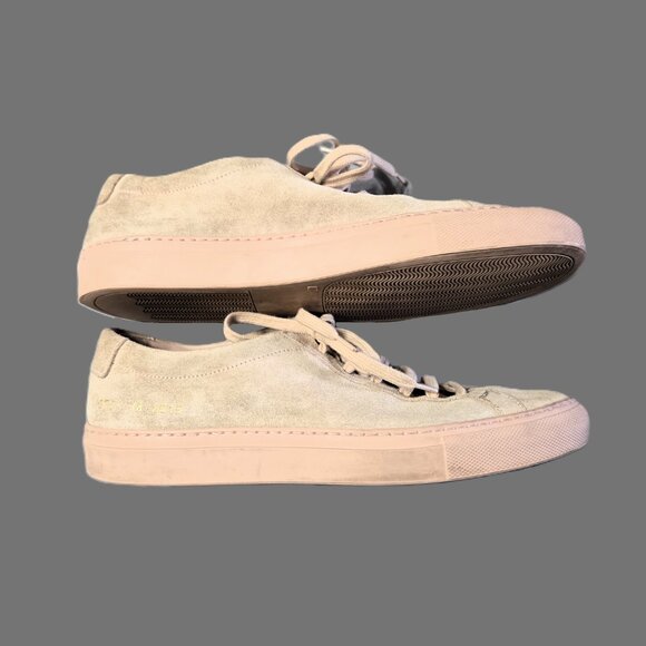 Women By Commom Projects Sz 7.5 Womens Achilles Low Suede Sneakers - Picture 6 of 8